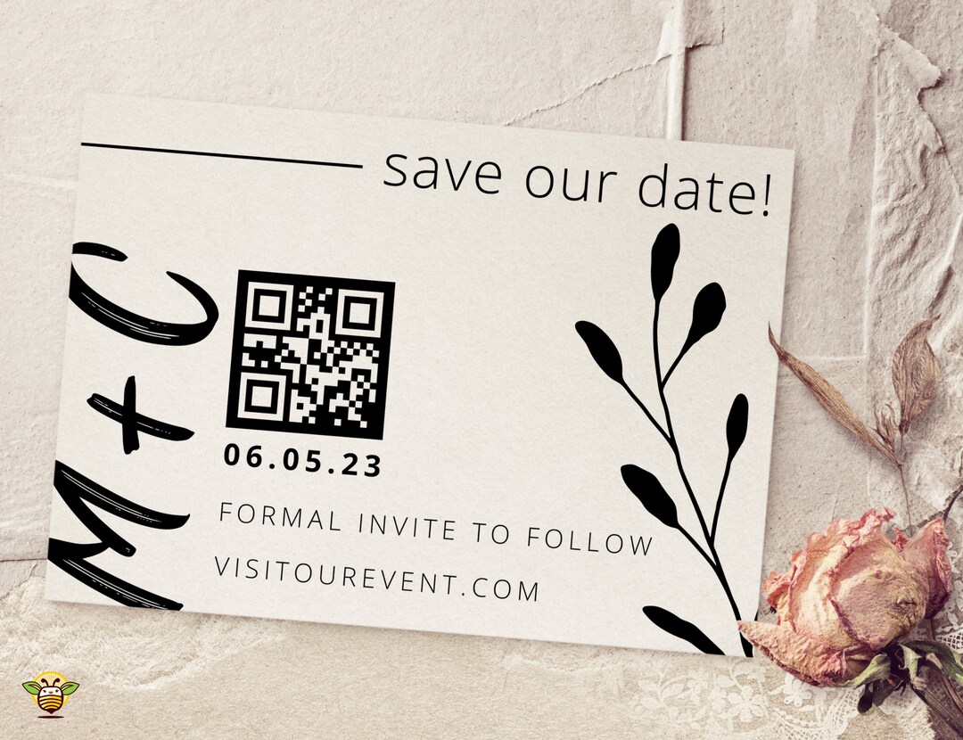 Editable Save the Date Postcard Template, Save the Date Template ...