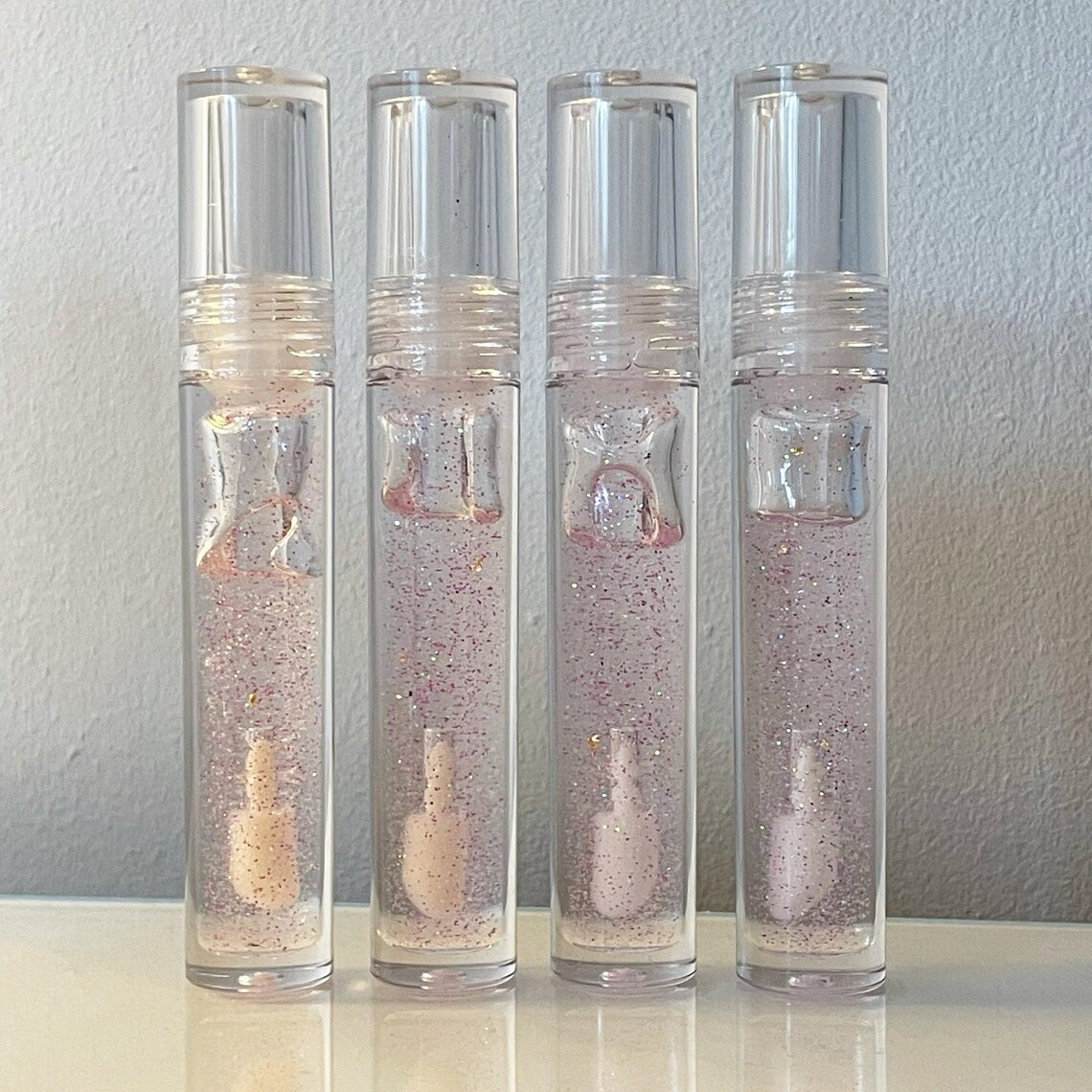 Pink champagne lip gloss Etsy