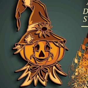 Pumpkin 3D Layer SVG/ Pumpkin cnc cut/ Pumpkin paper cut/ Plywood cut 3D mandala/ Halloween Pumpkin/ Pumpkin multilayer/ Pumpkin laser cut