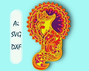 Free Free Layered Fox Mandala Svg 417 SVG PNG EPS DXF File