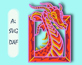 Download Dragon Mandala Svg Etsy