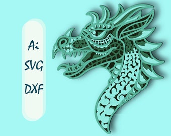 Download Dragon Mandala Svg Etsy