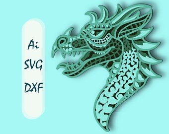 Download Dragon Mandala Svg Etsy