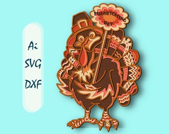 Download 3d Turkey Svg Etsy