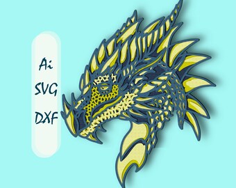 Download Dragon Mandala Svg Etsy