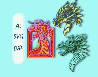Download Dragon Mandala Svg Etsy