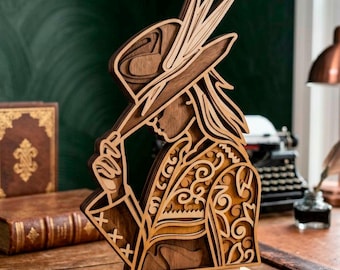 Cowboy SVG, Multilayer Cricut&Glowforge, CNC, DIY Shadow Box, Laser cut, Home decor
