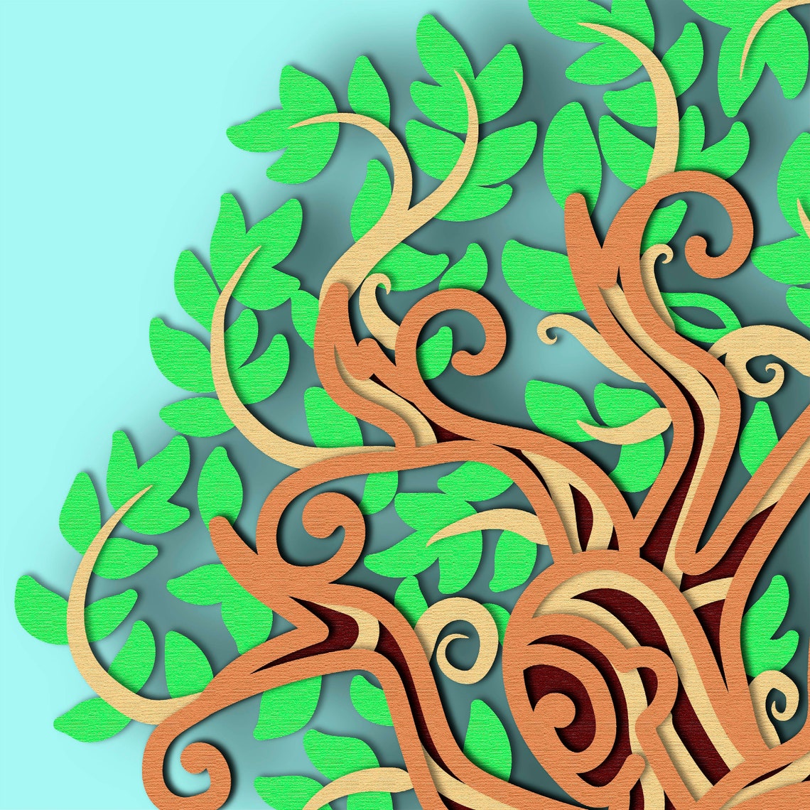 Free Free 213 Layered Mandala Tree SVG PNG EPS DXF File