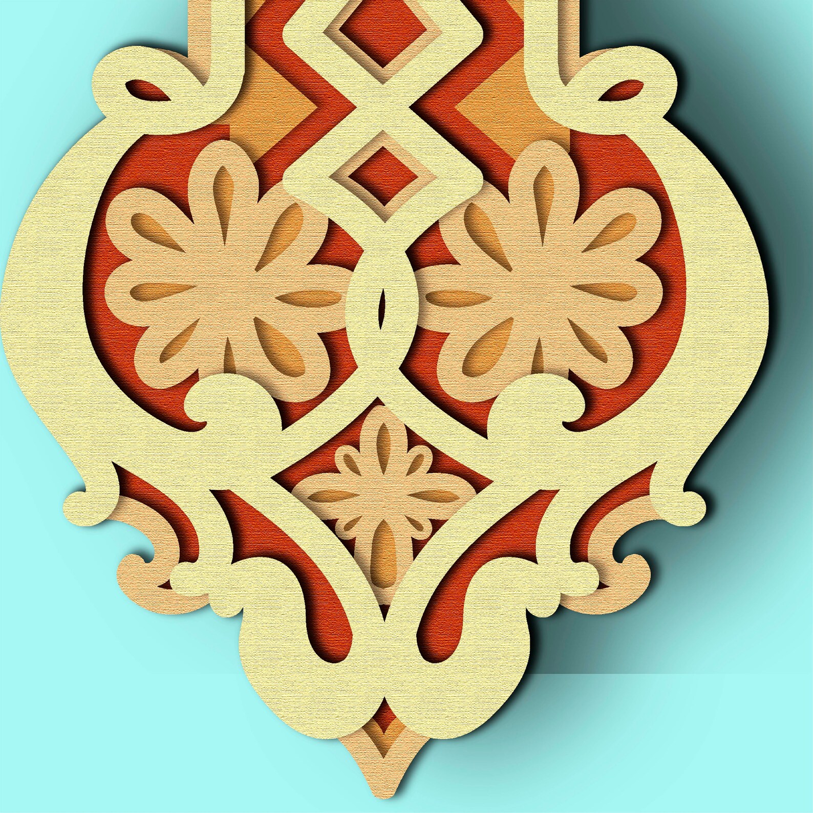 Free Free 62 Layered Mandala Cross SVG PNG EPS DXF File