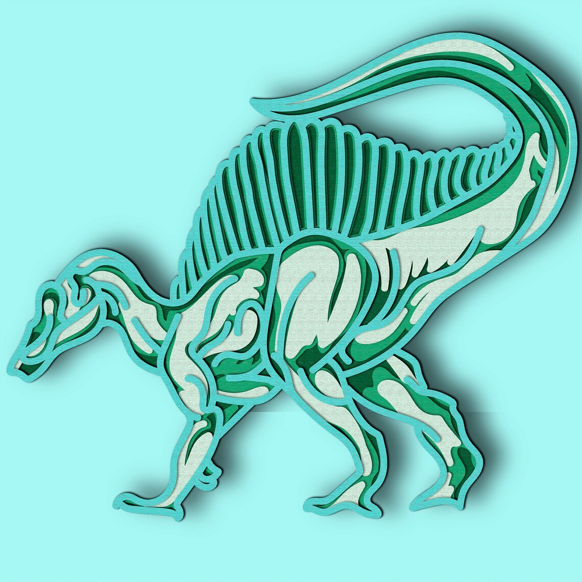 Free Free Layered Dinosaur Svg 291 SVG PNG EPS DXF File