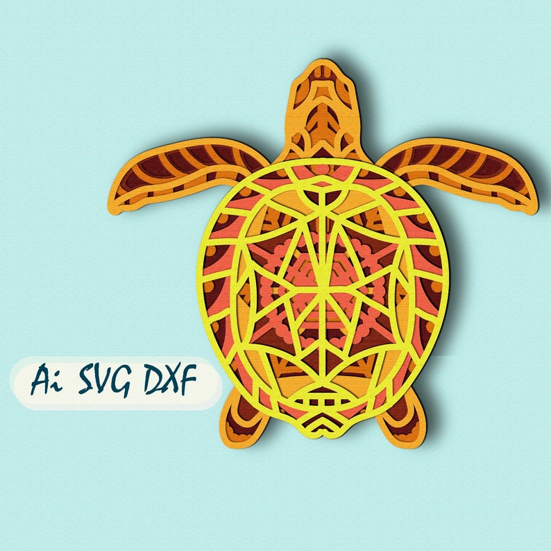 Free Free 179 Layered Mandala Turtle Svg SVG PNG EPS DXF File