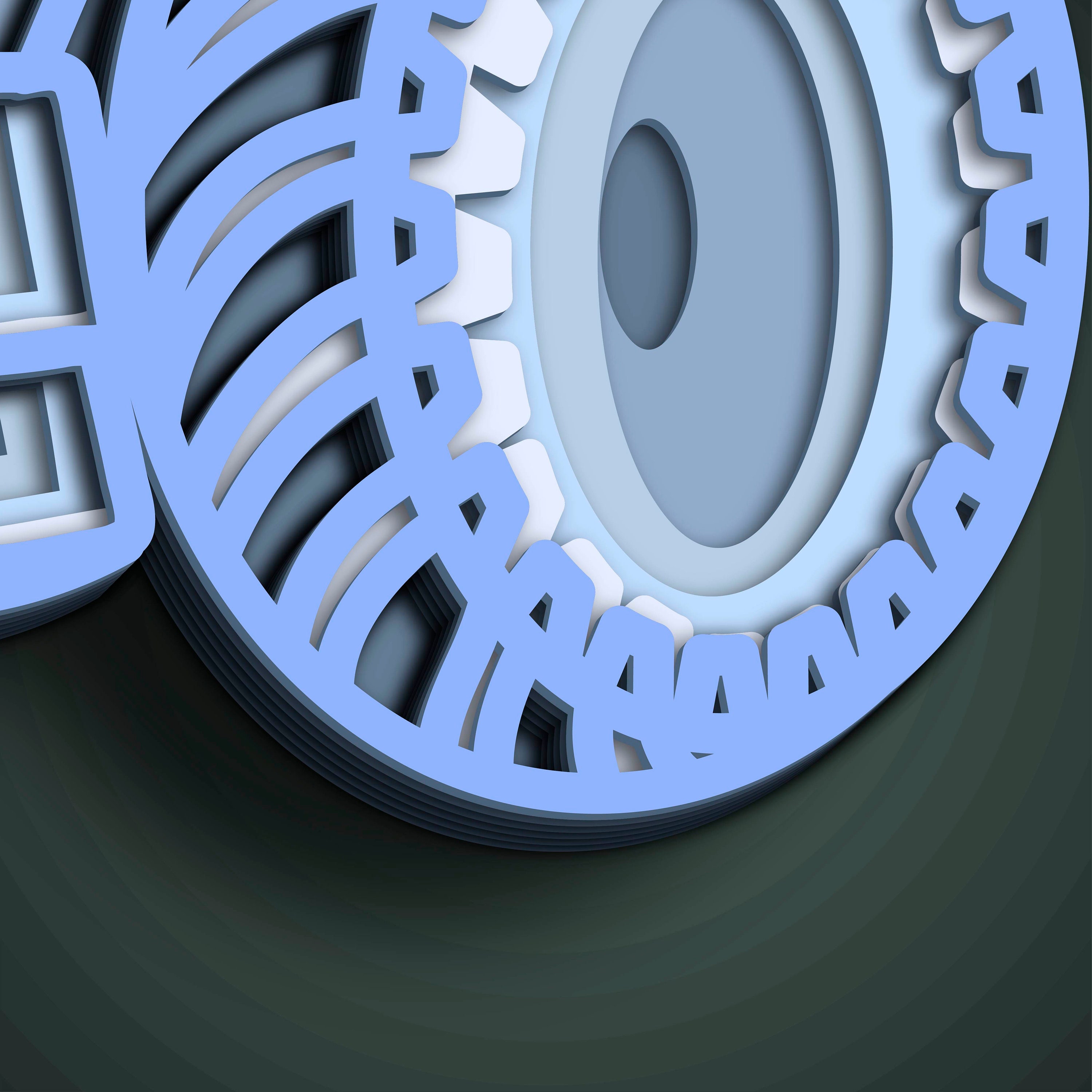 Multilayer Sign Tractor 3D Tractor SVG/ Multilayer Cut File, Cricut&glowforge, Layered Shadow ...