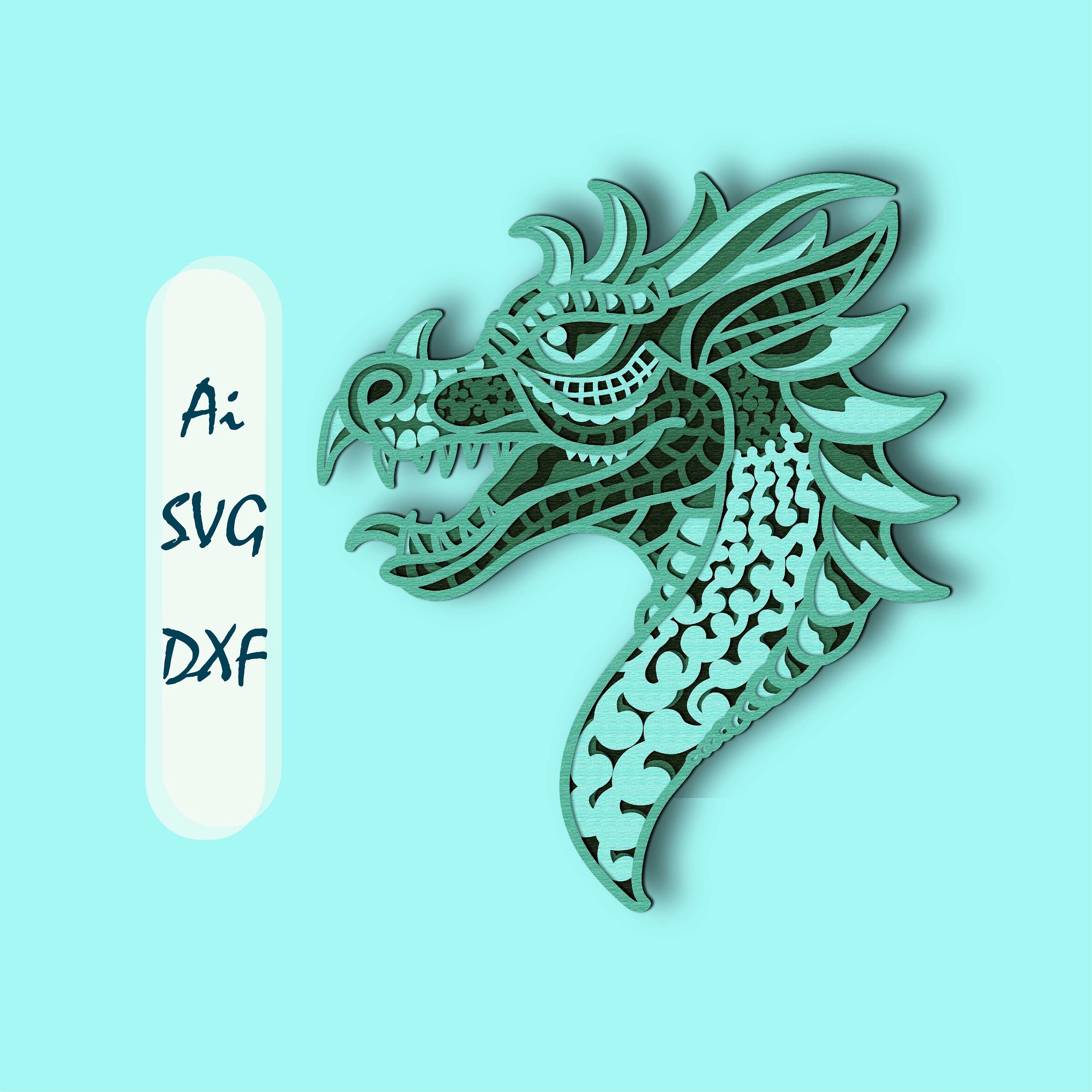 Free Free 103 Layered Dragon Mandala Svg SVG PNG EPS DXF File