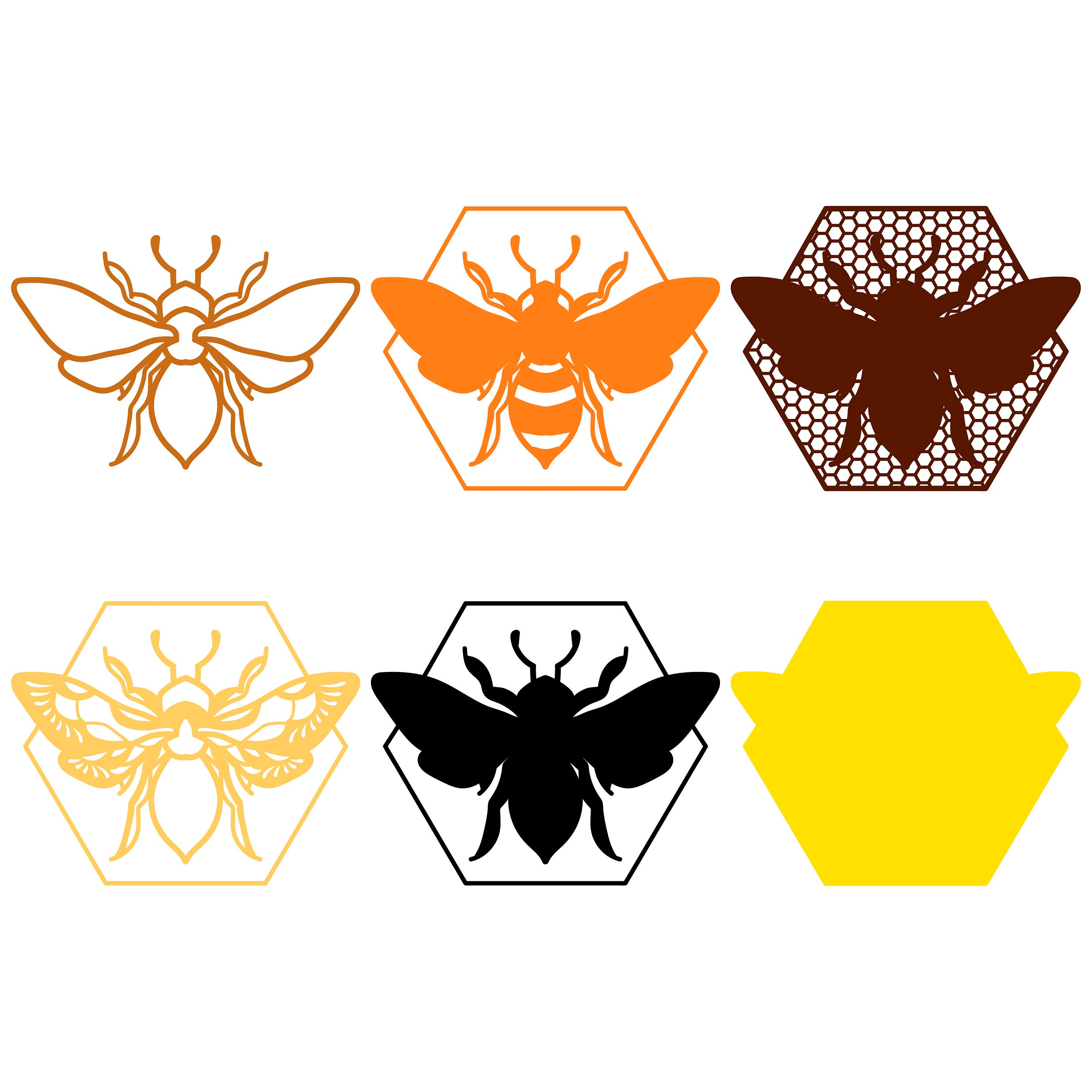 Download Bee 3D Schicht SVG / Bee 3D Mandala / Bienenpapier ...