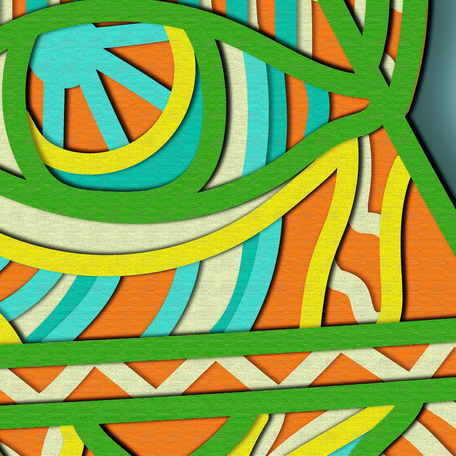 Eye 3D Layer SVG/ Eye 3D Mandala/ Eye Paper Cut/ Plywood Cut Etsy