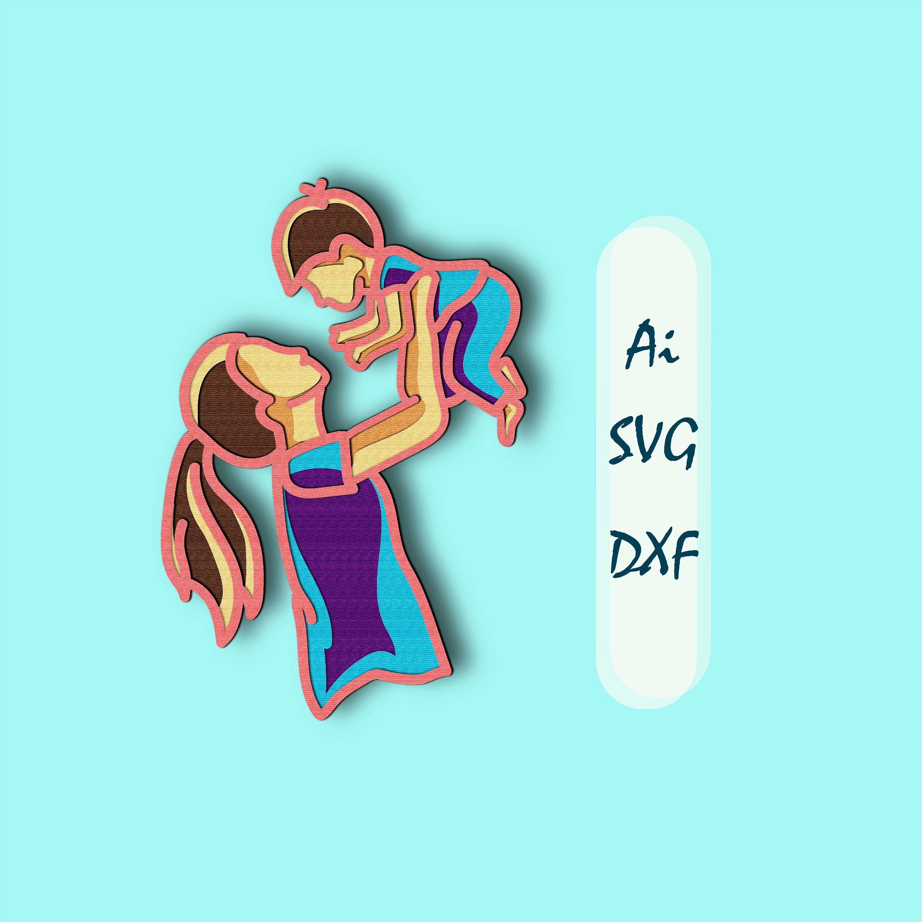 Free Free 195 Mom Layered Mandala SVG PNG EPS DXF File
