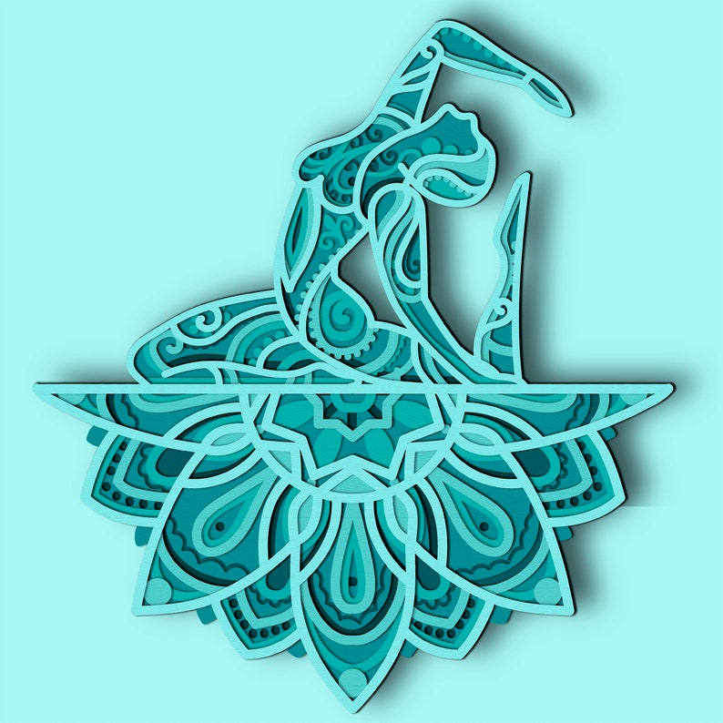 Download Yoga 3d Layer Svg Yoga 3d Mandala Yoga Paper Cut Plywood Cut 3d Mandala Yoga Mandala Drawing Illustration Digital Advancedrealty Com