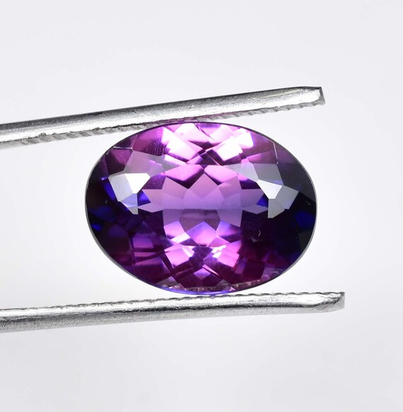 8.65 Ct Natural Purple Blue Taaffeite Sapphire Oval Cut Loose