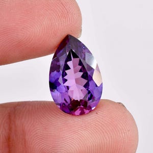 14 x 10 MM Bi-Color Purple Blue Java Plum Sapphire 10.60 Ct Loose Gemstone GIT Certified Use to Make Ring & Pendent Tool Cornflower Gemstone