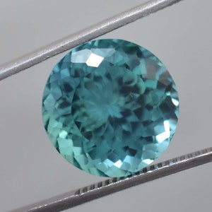 HUGE Flawless 15.40 Ct Natural Bi-Color Ceylon Parti Sapphire Round Cut Gemstone GIT Certified Making Jewelry and Ring product Precious