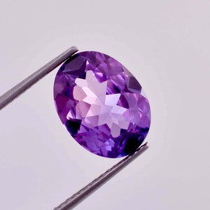 12 x 9 MM Bi-Color Purple Blue Java Plum Sapphire 4.40 Ct Loose Gemstone GIT Certified Use to Make Ring & Pendent Tool Cornflower Gemstone