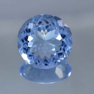 17 x 17 MM HUGE Flawless 14.40 Ctw Natural Blue Namibia Jeremejevite Loose Gemstone (GIT) Certified Making Jewelry, Ring & Pendent Gemstone
