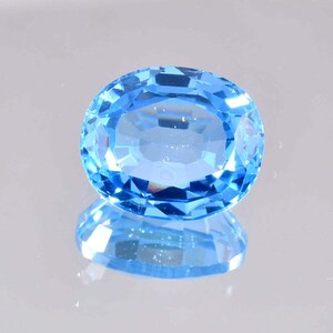 Flawless Natural Sky Blue Aquamarine Oval Cut Gemstone GIT Certified Use Making Ring Jewelry Raw Loose Gemstone All Size Available