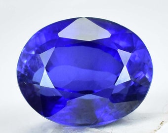 Saphir de Ceylan bleu royal naturel rare AAA, pierre précieuse en vrac certifiée GIT, pierre précieuse de grande qualité pour la fabrication de bagues et de bijoux