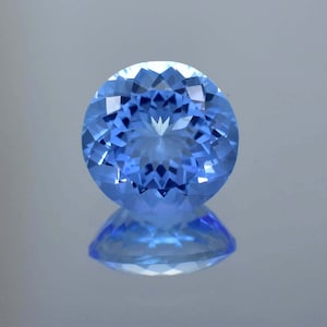 15 x 15 MM HUGE Flawless 12.15 Ctw Natural Blue Namibia Jeremejevite Loose Gemstone (GIT) Certified Making Jewelry, Ring & Pendent Gemstone
