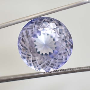 HUGE Flawless 29.45 Ctw Natural Blue Namibia Jeremejevite Round Cut Loose Gemstone (GIT) Certified Making Jewelry, Ring & Pendent Gemstone