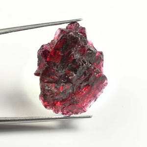 VERY Rare 44.05 Ct 100% Natural Red Painite Rocks Rough Burmese Facet GIT Certified Very Good Color Untreated Unheated Loose Rough Certified