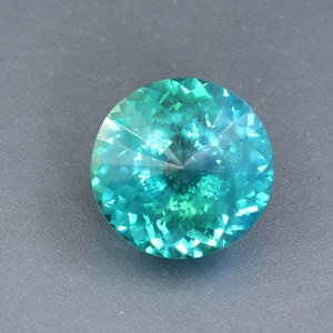 HUGE Flawless 35.00 Ct Natural Bi-Color Ceylon Parti Sapphire Round Cut Gemstone GIT Certified Making Jewelry and Ring product Precious