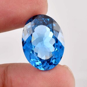 Flawless Natural Sky Blue Aquamarine Oval Cut Gemstone GIT Certified Use Making Ring Jewelry Raw Loose Gemstone All Size Available