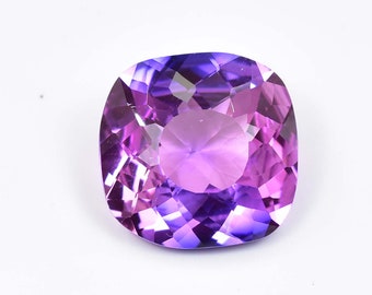 14.15 Ct Viola Naturale Blu Taaffeite Zaffiro Cuscino Taglio Pietra preziosa sciolta Certificato GIT Make Anello Pendente E Gioielli AAA + Gemma impeccabile