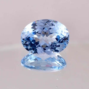 Flawless Natural Sky Blue Aquamarine Oval Cut Gemstone GIT Certified Use Making Ring Jewelry Raw Loose Gemstone All Size Available