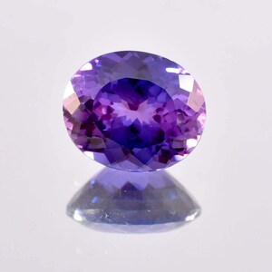 12 x 10 MM Bi-Color Purple Blue Java Plum Sapphire 9.50 Ct Loose Gemstone GIT Certified Use to Make Ring & Pendent Tool Cornflower Gemstone