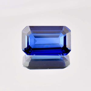 Flawless Natural 20 x 14 MM  Royal Blue Ceylon Sapphire Radiant Cut GIT Certified Heart Touching Loose Gemstone Use Making Ring Gemstone