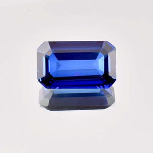 Flawless Natural 20 x 10 MM  Royal Blue Ceylon Sapphire Radiant Cut GIT Certified Heart Touching Loose Gemstone Use Making Ring Gemstone