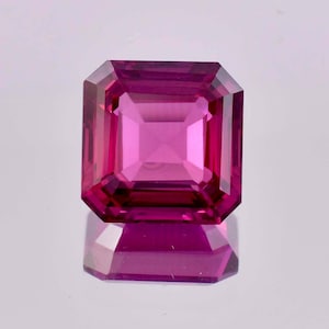 17 x 17 MM Cornflower Purple Sapphire 32.05 Ct Loose Gemstone GIT Certified Use to Make Ring & Pendent Tool Hi-End Glamours loose Gemstone