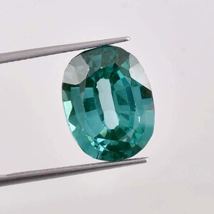 15 x 13 MM Flawless 16.80 Ct Natural Bi-Color Parti Sapphire GIT Certified Heart Touching Oval Cut Gemstone Use Making Ring Pendent Tool
