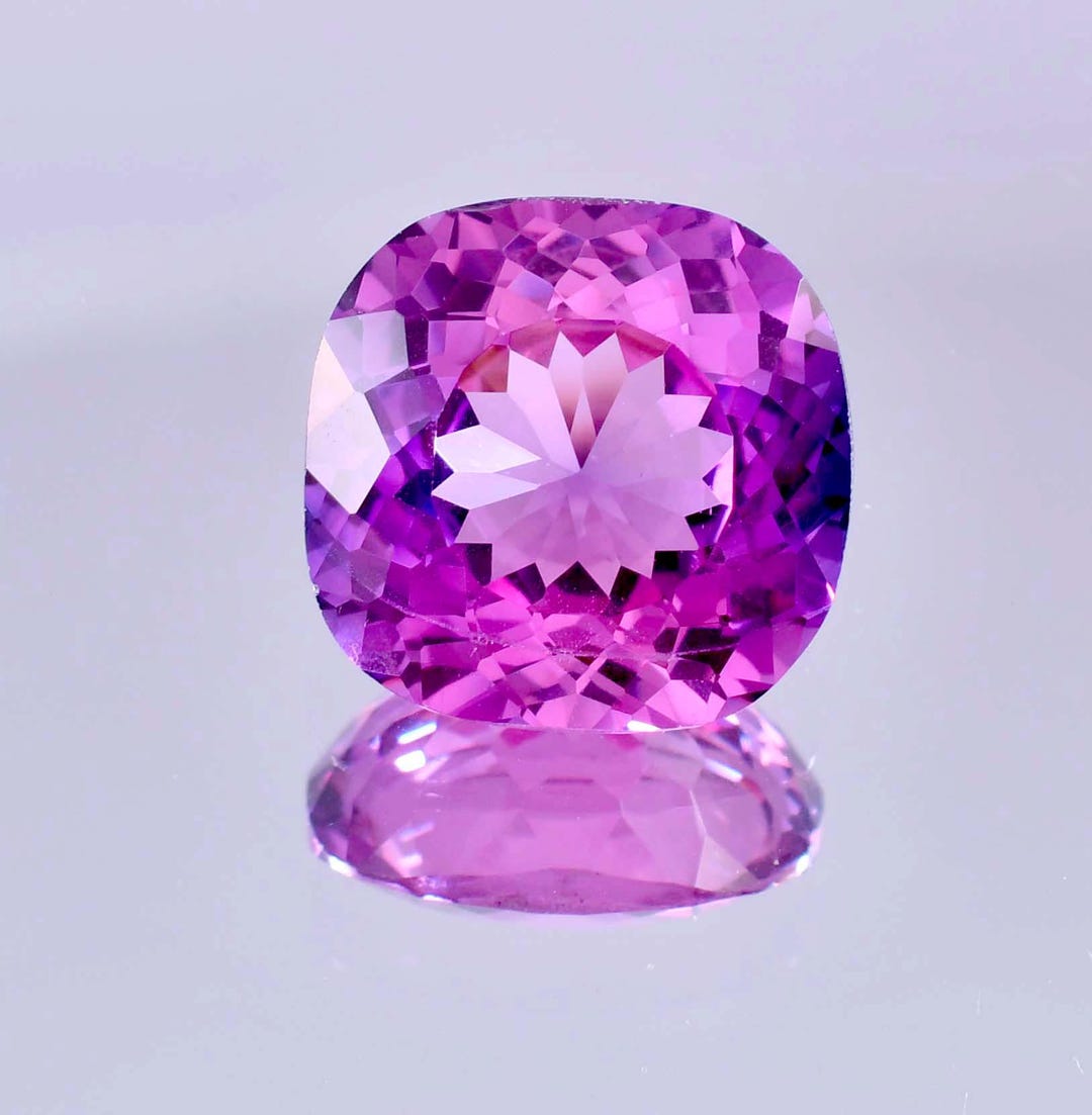12 X 12 MM Bi-color Purple Blue Java Plum Sapphire 10.50 Ct Loose ...