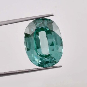 15 x 10 MM Flawless 12.50 Ct Natural Bi-Color Parti Sapphire GIT Certified Heart Touching Oval Cut Gemstone Use Making Ring Pendent Tool