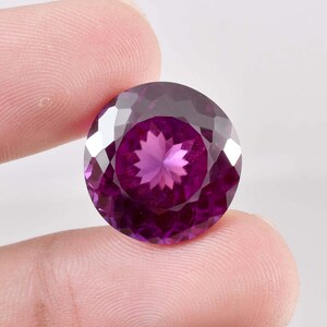 AAA+ 13 x 13 MM Cornflower Purple Sapphire Loose Gemstone GIT Certified Use to Making Ring & Pendent Tool Hi-End Glamours loose Gemstone
