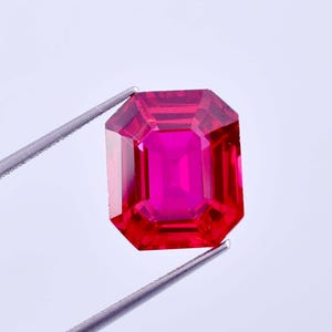 14 x 12 MM Naturlig Mozambique duvblodröd rubin 10,20 ct strålande slipad lös ädelsten GIT-certifierad användning för tillverkning av ringar och smycken
