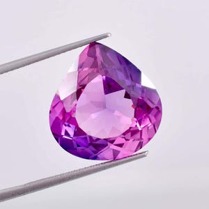 13 x 13 MM Bi-Color Purple Blue Java Plum Sapphire 14.60 Ct Loose Gemstone GIT Certified Use to Make Ring & Pendent Tool Cornflower Gemstone