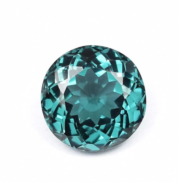 Pierre Fine Tourmaline Indigolite 3,75 Carats - Bleu Indigo Naturel, Coupe Octogonale