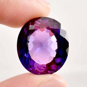 AAA Flawless Bi-Color Purple Blue Java Plum Sapphire Oval Cut GIT Certified Use Make Ring & Pendent Tool Loose Gemstone All Size Available