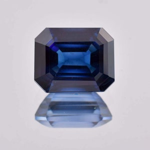 17 x 14 MM Flawless 24.90 Ct Natural Royal Blue Ceylon Sapphire Radiant Cut GIT Certified Heart Touching Loose Gemstone Use Making Ring Gem