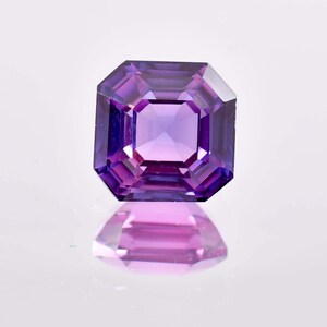 10 x 10 MM Bi-Color Purple Blue Java Plum Sapphire 5.80 Ct Loose Gemstone GIT Certified Use to Make Ring & Pendent Tool Cornflower Gemstone