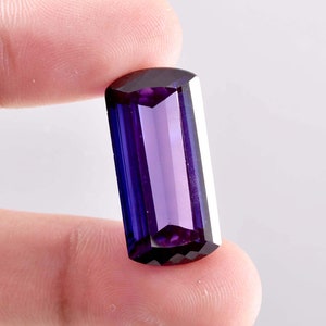 12 x 4 MM Bi-Color Purple Blue Java Plum Sapphire 1.05 Ct Loose Gemstone GIT Certified Use to Make Ring & Pendent Tool Cornflower Gemstone